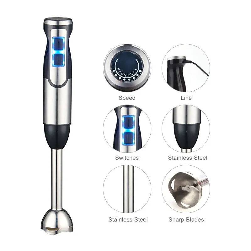 Electric Stick Blender for Smoothies, Professional Kitchen Mixer Tool