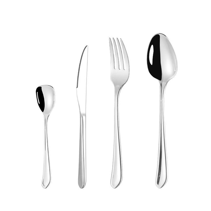 Home Kitchen Restaurant Hotel Stainless Steel Flatware Cutlery Set for Camping Spoon Fork Dinner Knife