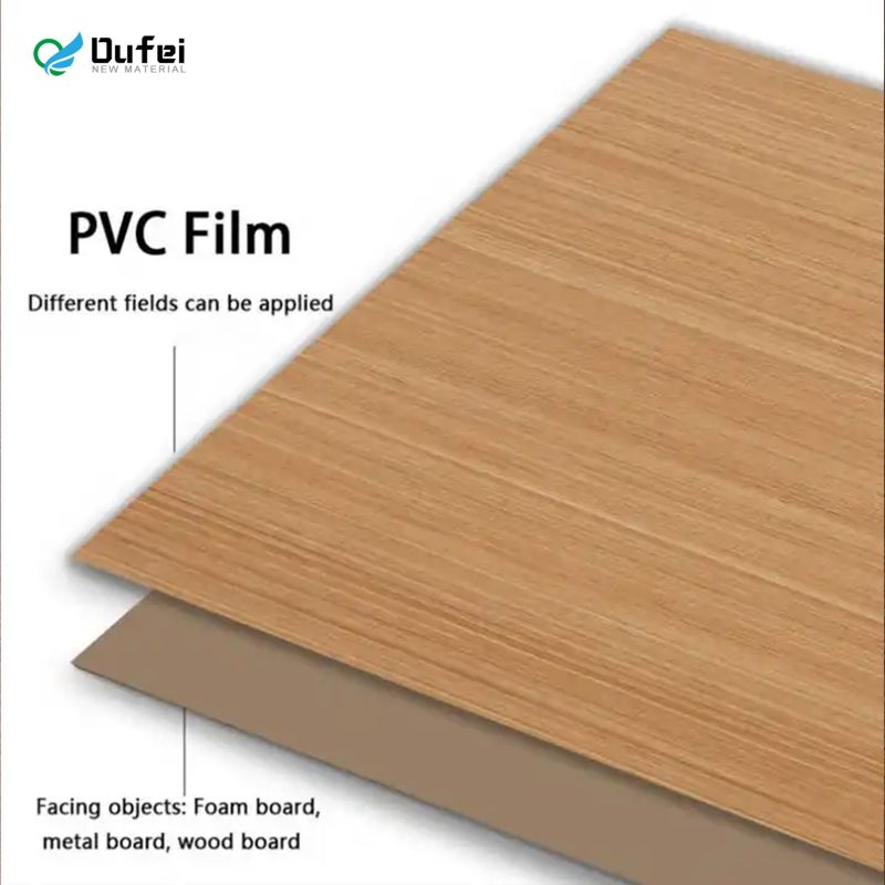 Wood Grain PVC Lamination Film PVC Decorative Film PVC Wall Panel Film
