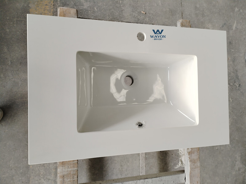 Factory Processing Modern Artificial Stone Solid Surface Quartz Terrazzo Natural Stone for Bathroom Basin and Sink