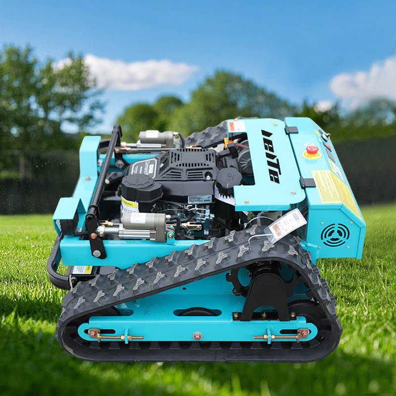 Робот-газонокосилка с дистанционным управлением и нулевым радиусом