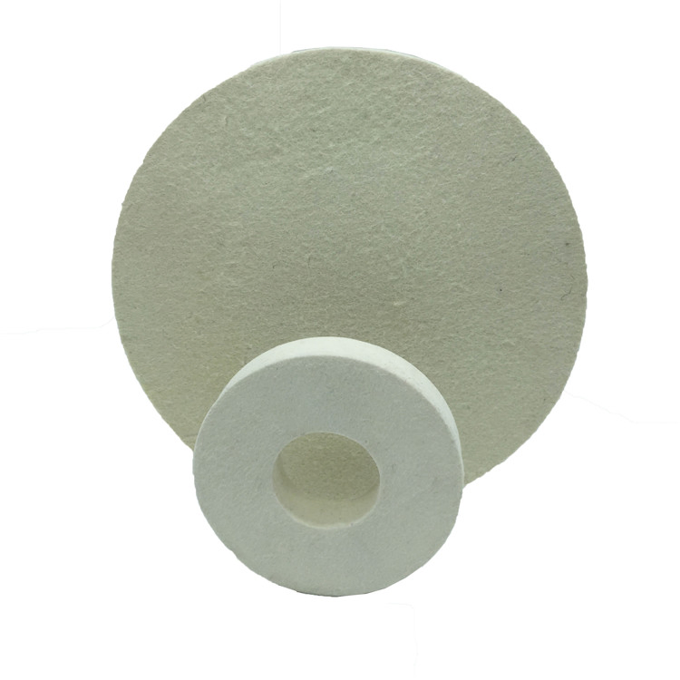 Glass Wool Felt Polishing Soft Diamond Grinding Wheel for Gass Beveling Machine