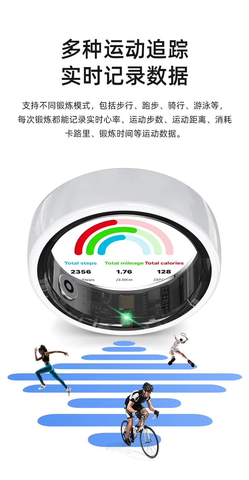 Умное кольцо для женщин с мониторингом здоровья