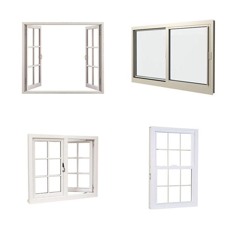 Factory Direct Sale UPVC PVC Windows with Variety Opening Style