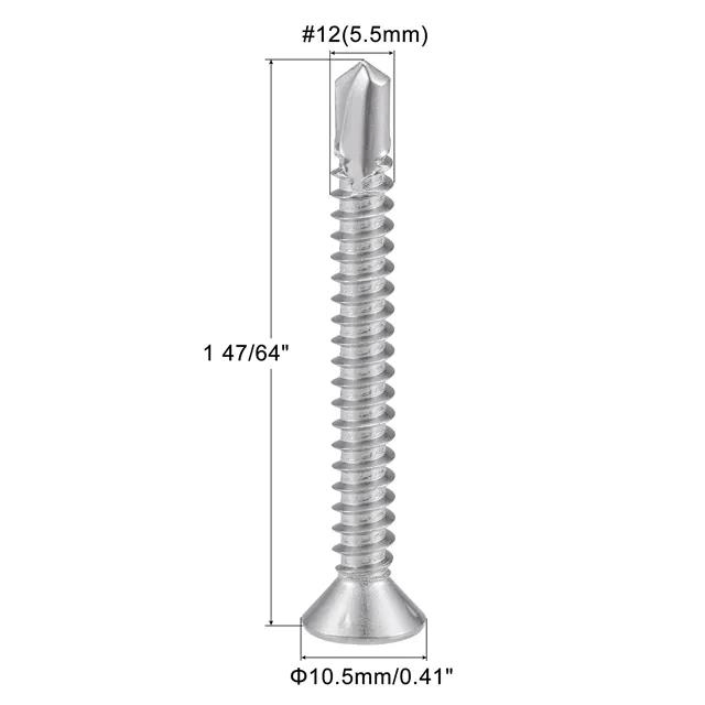 OEM Wholesales Hexagon Washer Head Self-Drilling Screws 410 Stainless Steel Sheet Metal Screws