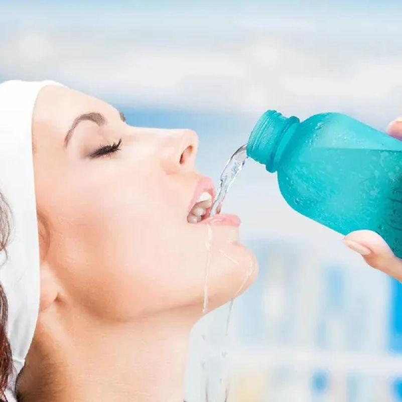 Frosted Water Bottle with Time Marker Motivational Drinking Bottle Tg012_6