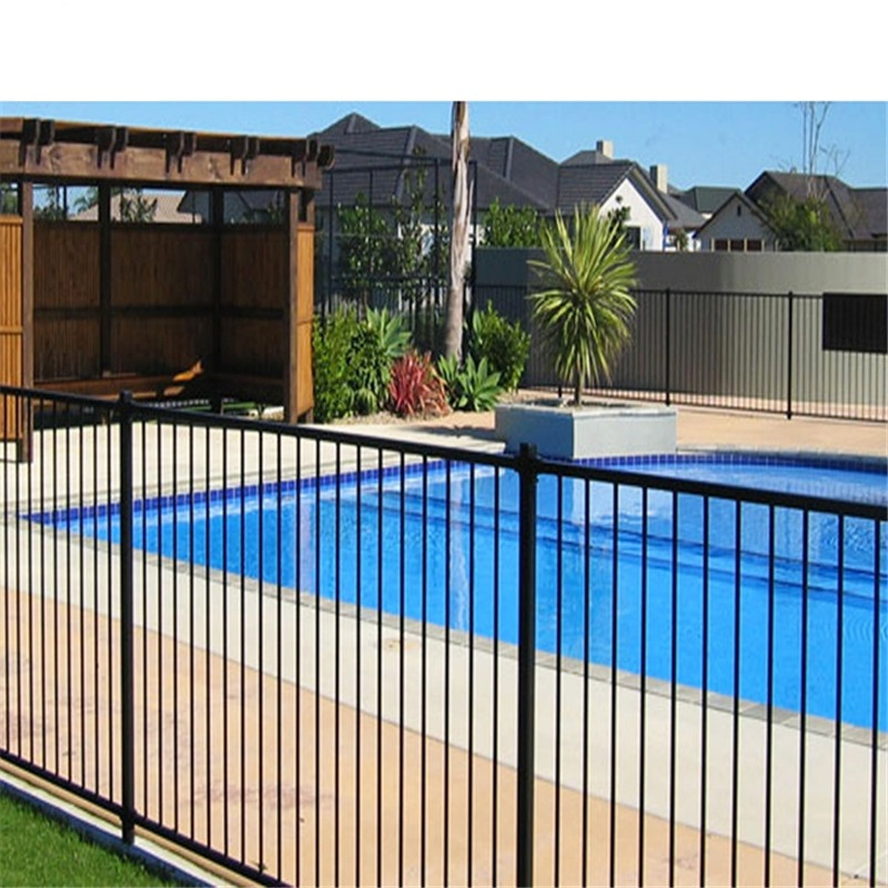 Metal Security Fence Garden Fence Panel Wrought Iron Fencing Galvanized Steel Fence Aluminum Pool Fencing