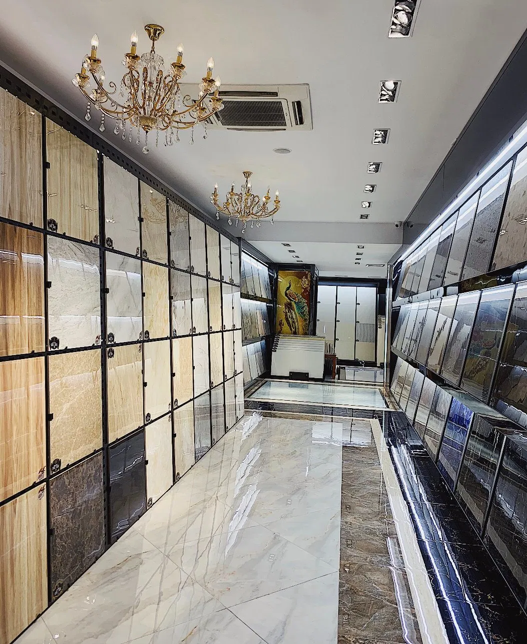 Фарфоровая плитка под мрамор 600x1200 мм