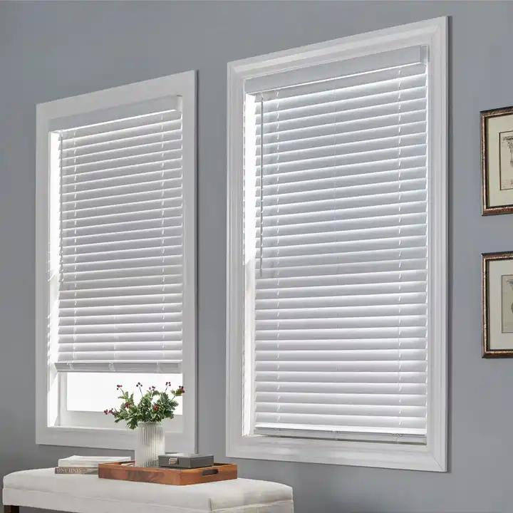 Motorized Cordless Wooden Venetian Blinds