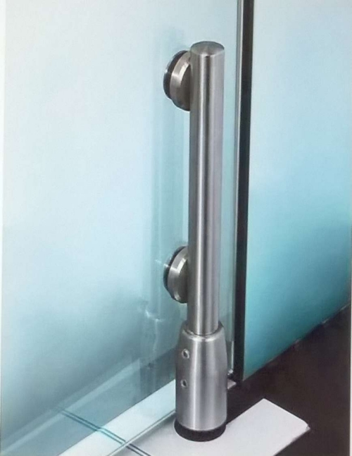 304 Stainless Steel Glass Door Fittings Swing Door Hinge Top Pivot Pole