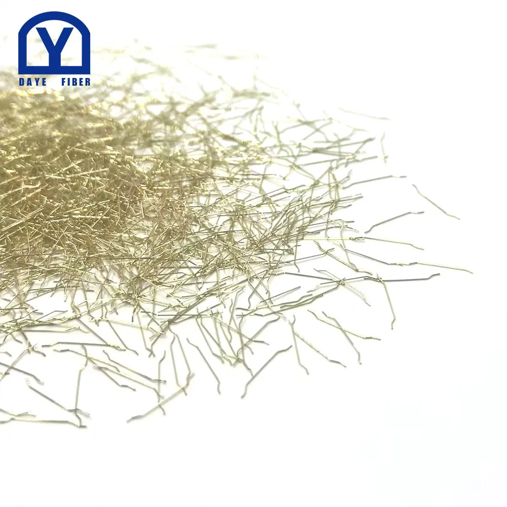 Uhpc Steel Fibre Copper Coated End Hook Concrete Steel Fiber