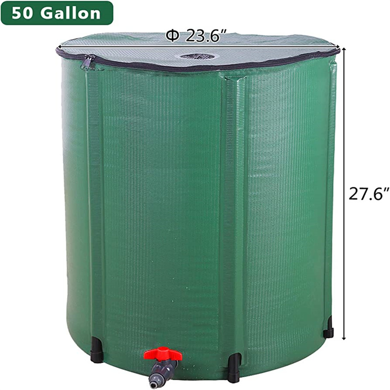 PVC Rain Barrel Water Collector