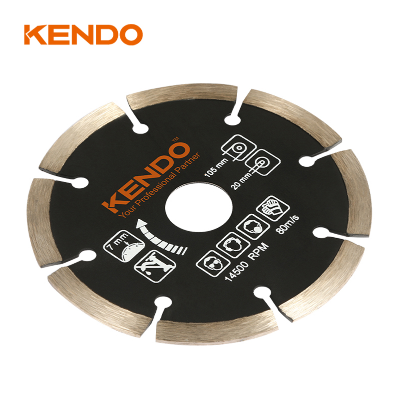 Kendo Diamond Cutting Blade-Segmented Excellent Cutting Performance for Granite, Tile, Brick, Concrete, Pavers