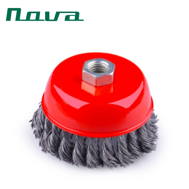 Abrasive Wire Cup Wheel Brush for Cleaning Remove Rust
