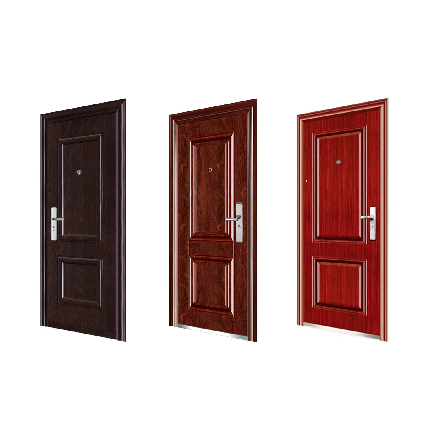 Tof Southeast Asia Glvanized Interior Wooden Moulded Doors Customized