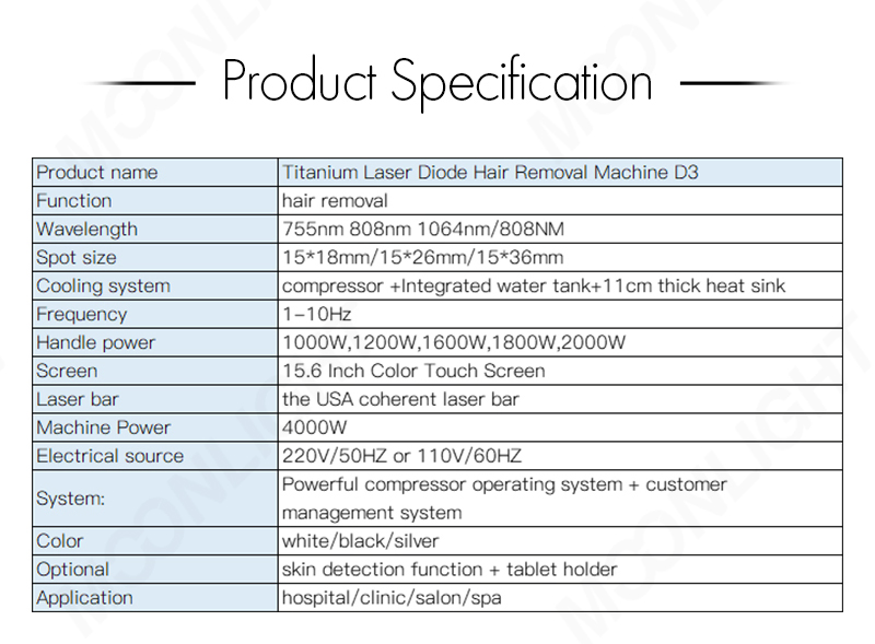 in Stock Beauty Equipment Diode Laser Hair Removal Machine 4 Waves 755+808+940+1064nm with Ai