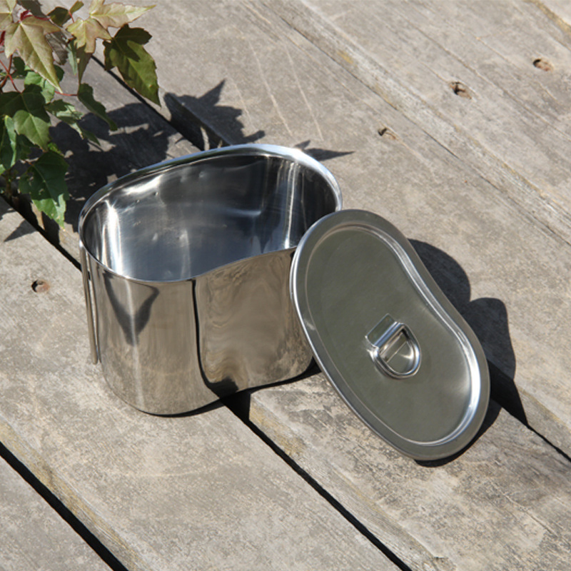 Stainless Steel Mess Tin Portable Water Cup Outdoor Lunch Box