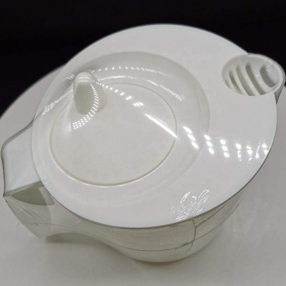 Crank Handle Salad Maker Powered Salad Tosser Water Leak Salad Spinner