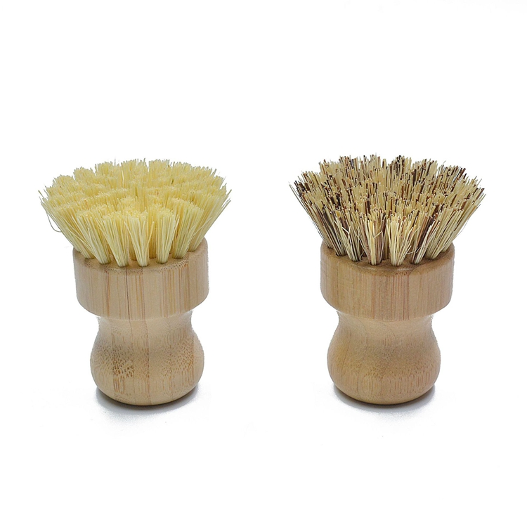 House Use Fiber Kitchen Dish Cleaning Brush Wooden Dishes Bowl Pan Pot Sisal Brushes