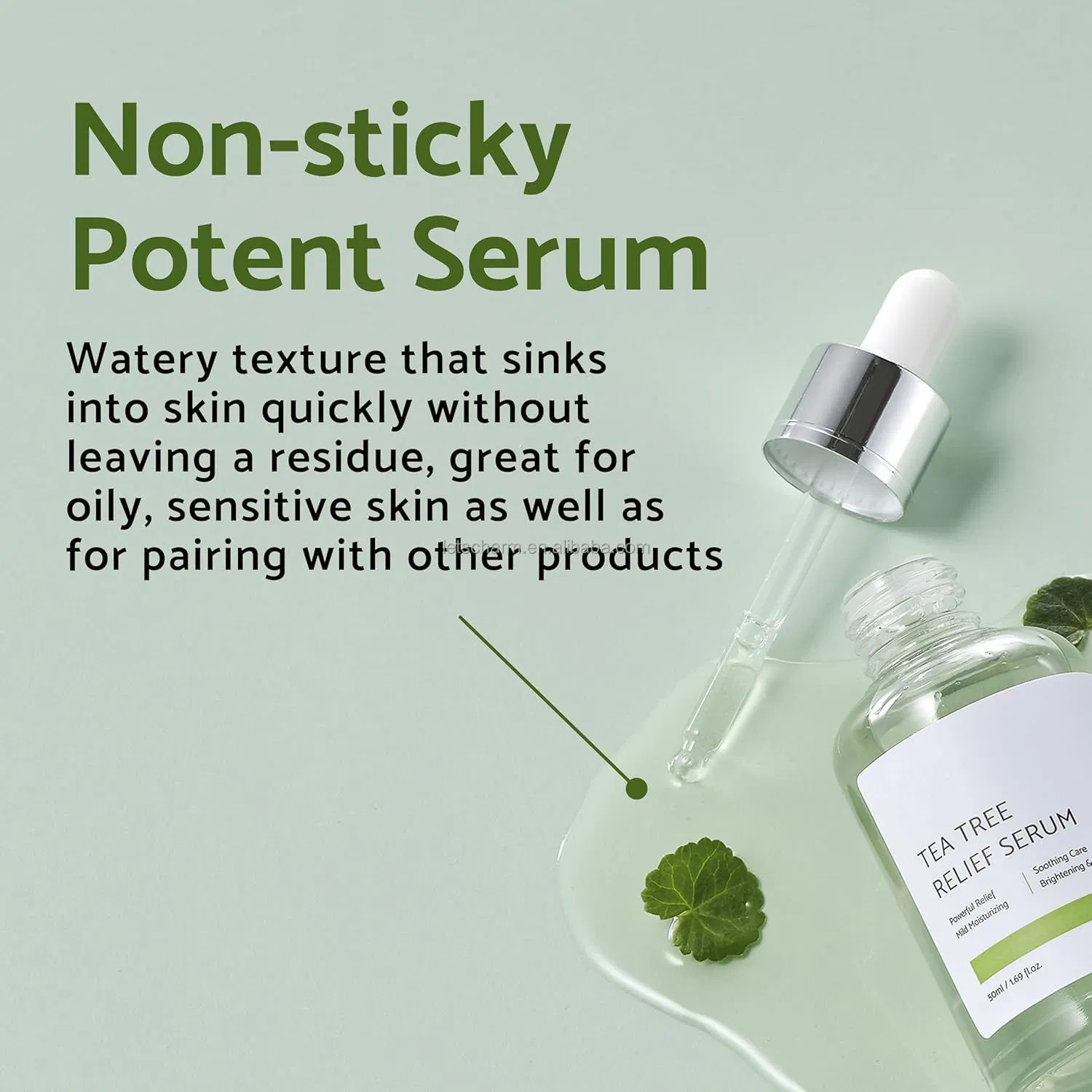 Ls08 OEM Custom Vegan Tea Tree & Centella Calming Serum