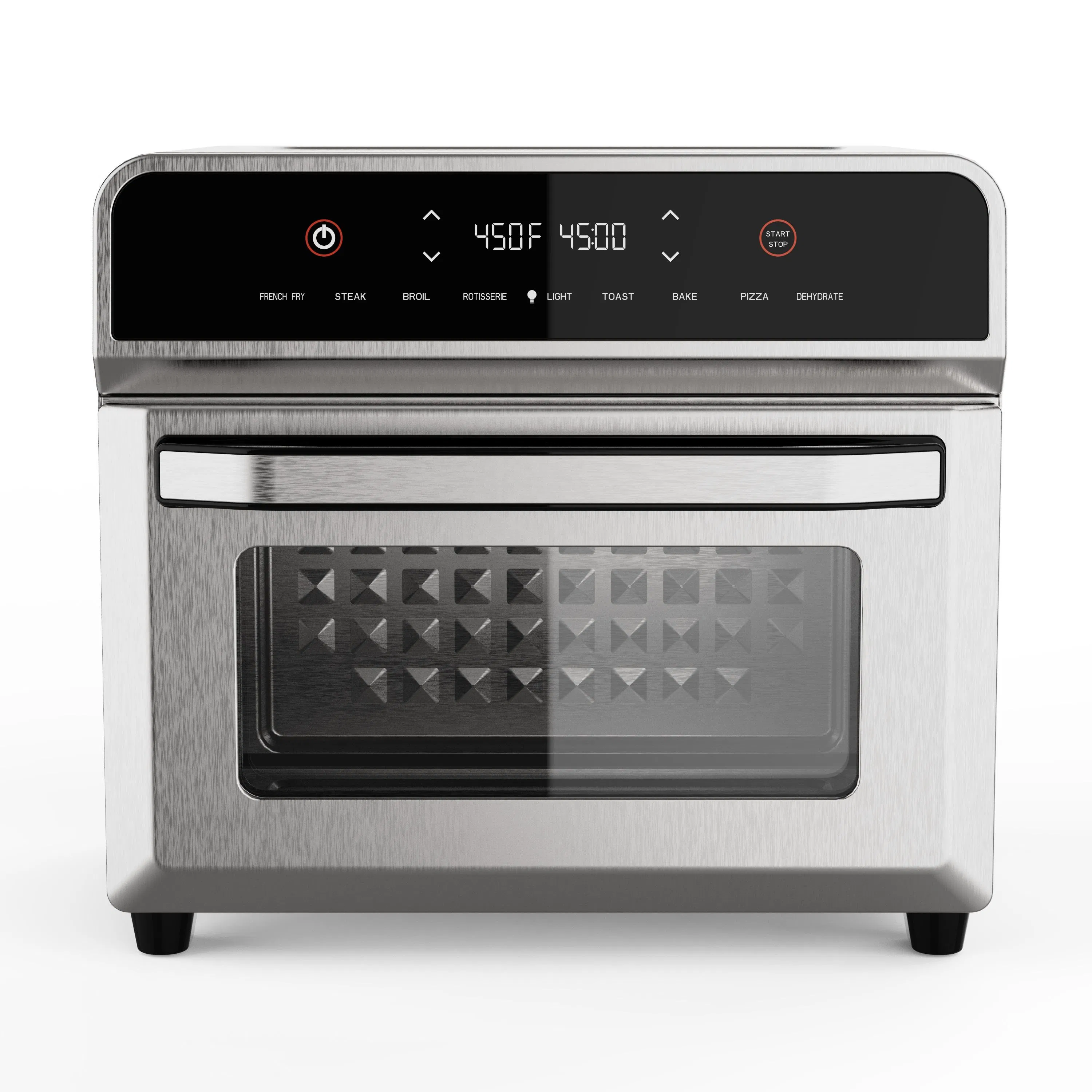 25L Smart Touch Screen Stainless Steel Hot Air Convection Air Oven