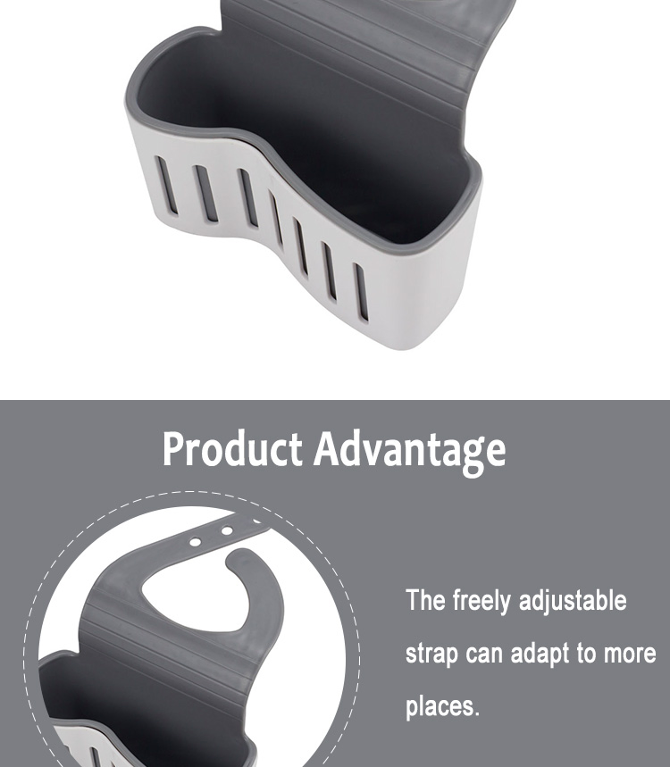 Kitchen Sink Caddy Sponge Holder Organizer, Storage Double-Sides Sink Drain Rack