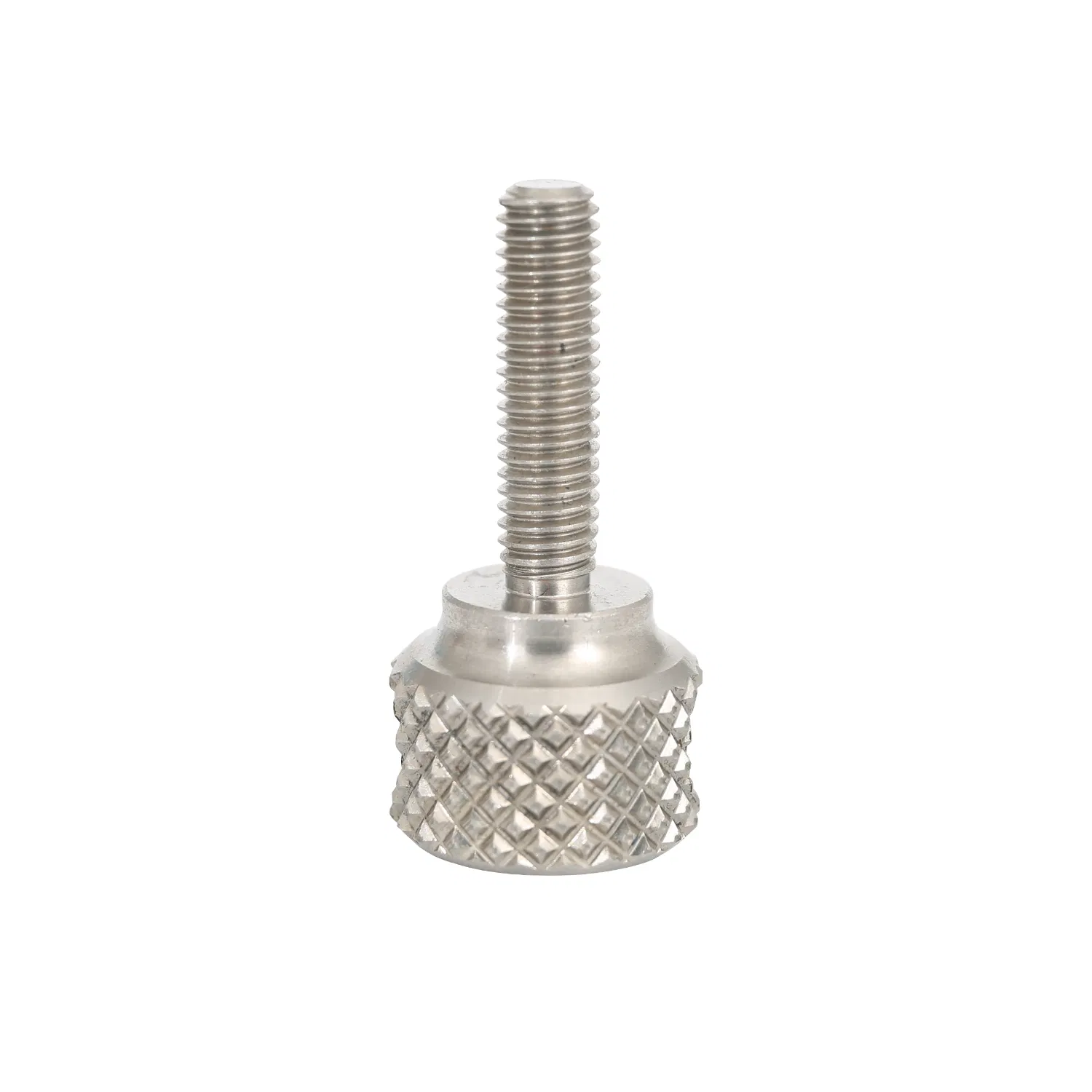 High Precision M3 Stainless Steel Flat Head Knurled Thumb Screws with Round Knurling Head Brass Aluminum Metal Knob Screws M6 M3