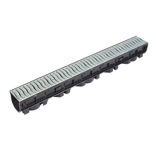 Surface Commercial Plastic HDPE Drain Drainage Channel and Grate Ditch