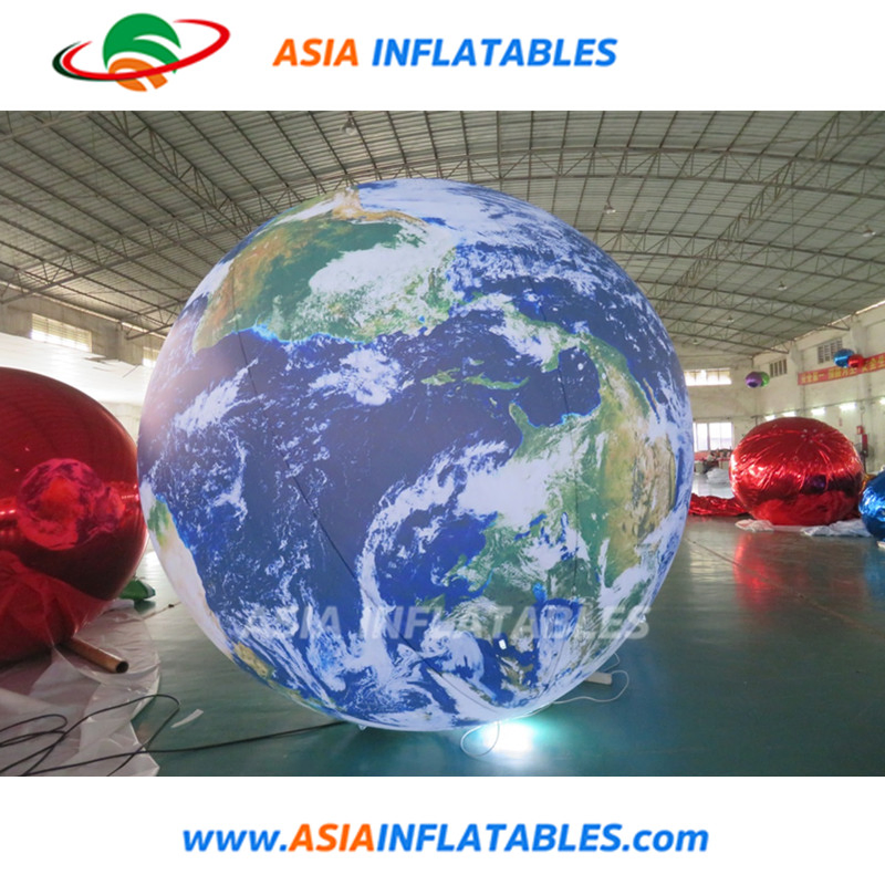 Giant Lighting Inflatable Earth Balloon Nine Planet Balloons