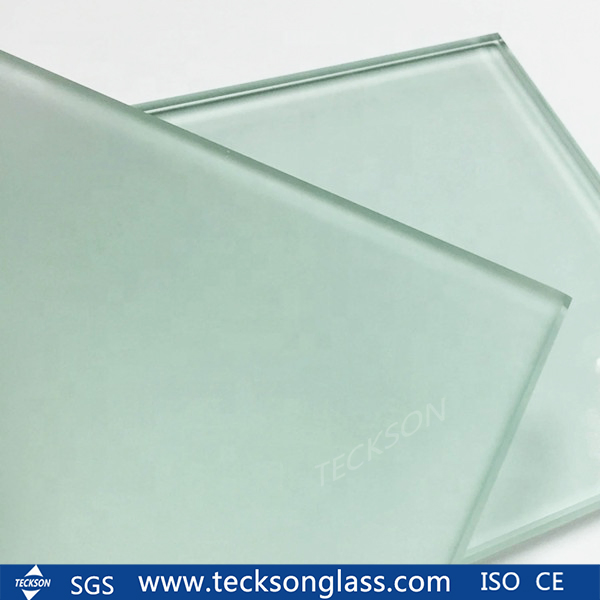 Clear Bronze Grey Acid Etched Matt Glass Design Non Fingerprint