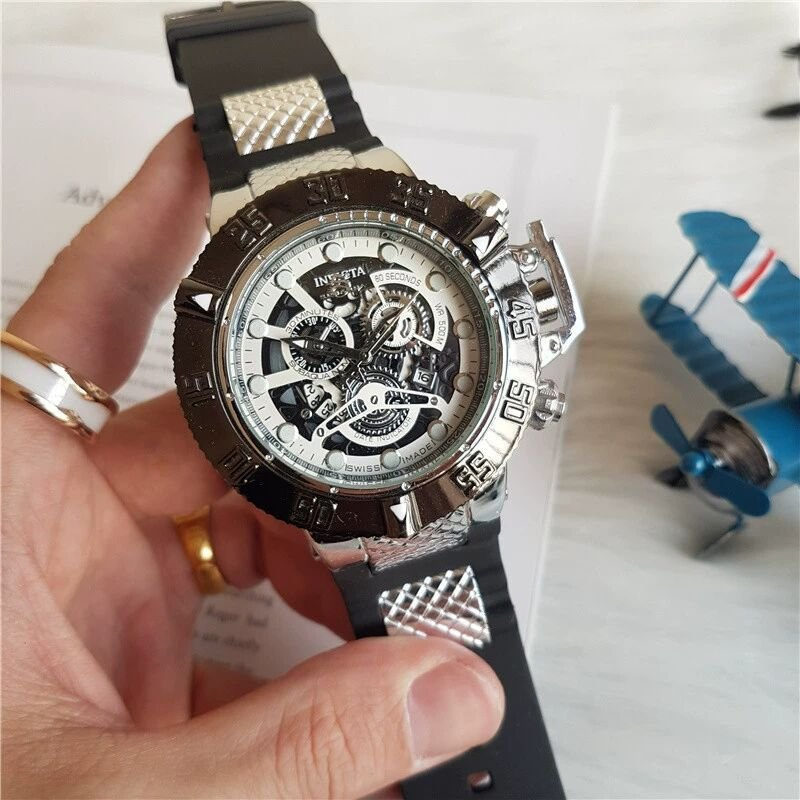 Popular Sports Large Dial Quartz Watches for Men
