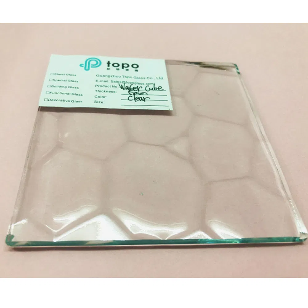 Translucent Step Perspective Water Cube Glass for Door Glass (CP-TP)