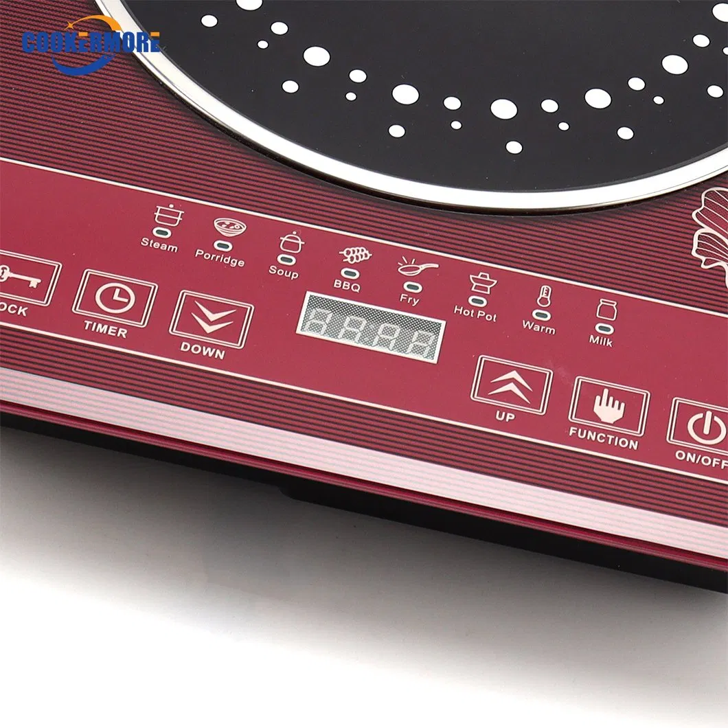 Matcha Color Electric Induction Hob 2200W Touch Control Cooktop Slim Induction Stove Single Induction Cooker