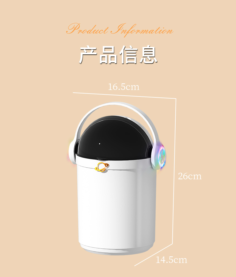 Programmable Portable Cool Mist Humidifier for Home and Office with Five Colors