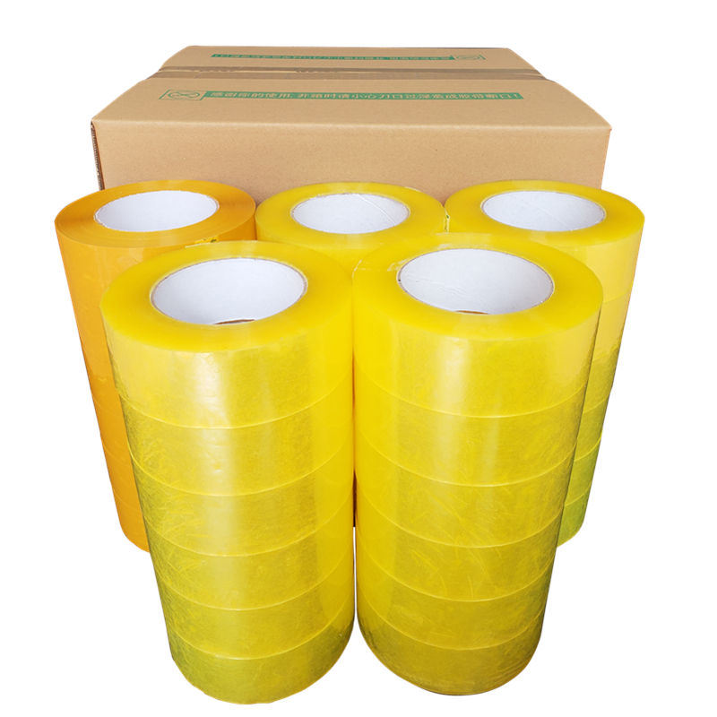 Strong Self Pack Tape Custom Strong Clear Transparent BOPP/OPP Packing Tapes Jumbo Roll Adhesive Tape Pack Tape