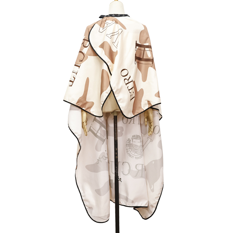 Barbershop Haircut Cape Cloth Apron Waterproof Hair Dyeing Wrap Coat