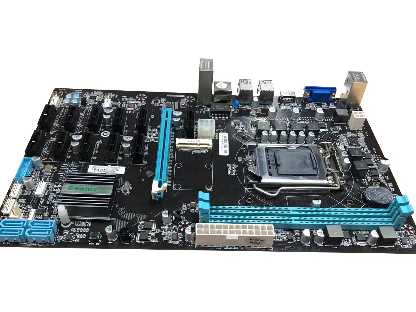 Support 12 GPU Pcie Slot Mining Motherboard