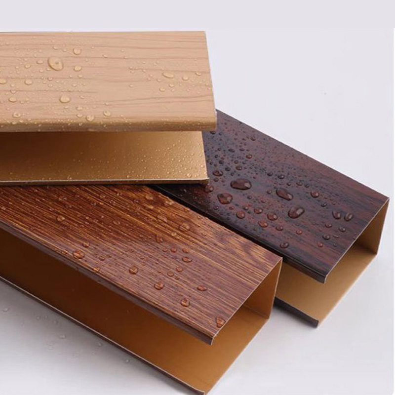 Outdoor and Indoor Aluminum Drop Decorative Suspended Baffle Ceiling for Wall for Bathroom and Living Room