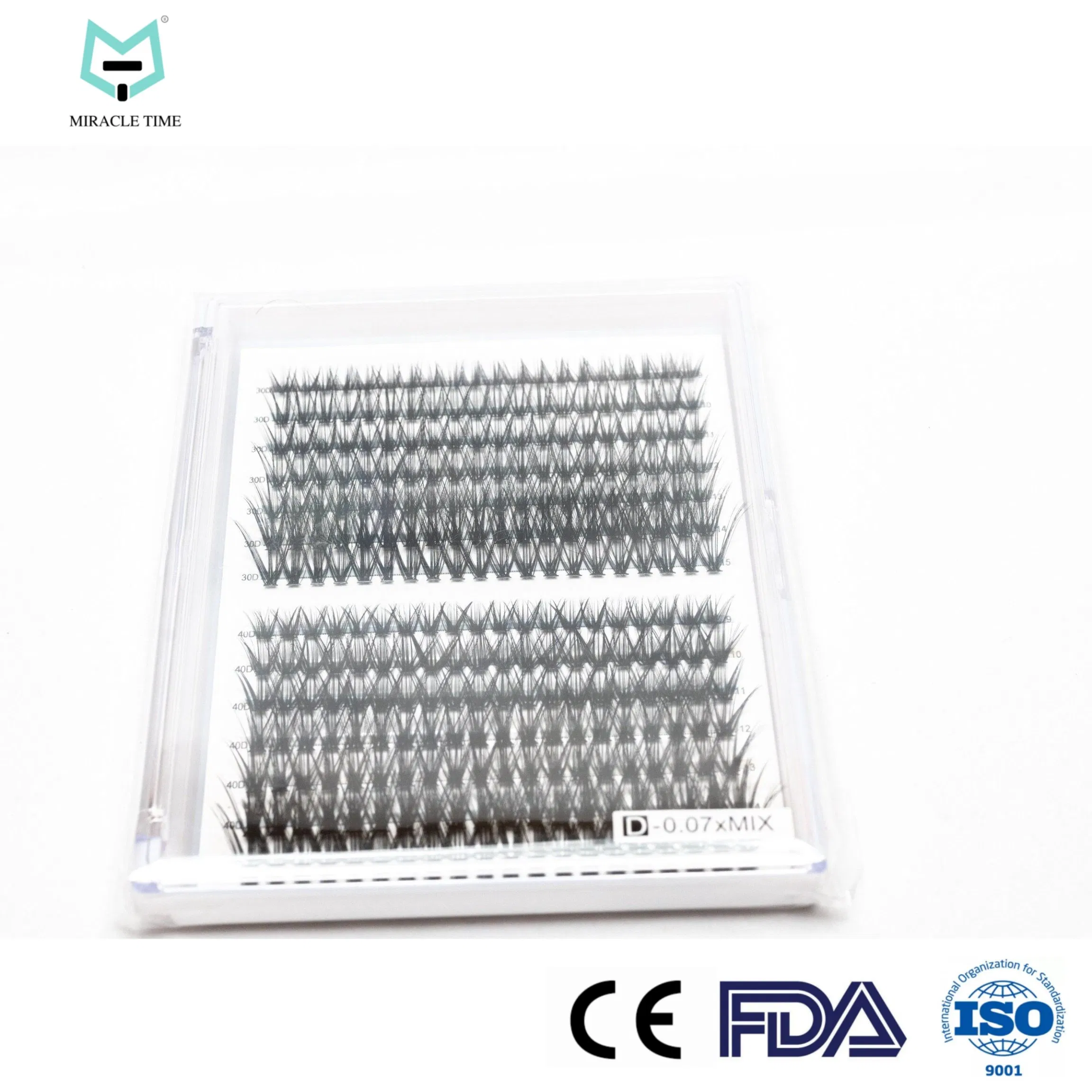 Mt Lashes China Wholesale Premade Fan Cosmetics DIY Extension Individual XL Tray Cluster Lashes