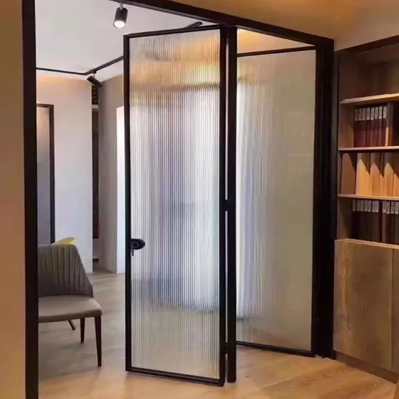 Commercial Bi-Fold Folding Door Multi Track Smooth Glide Aluminum Panels for Restaurant Outdoor Seating