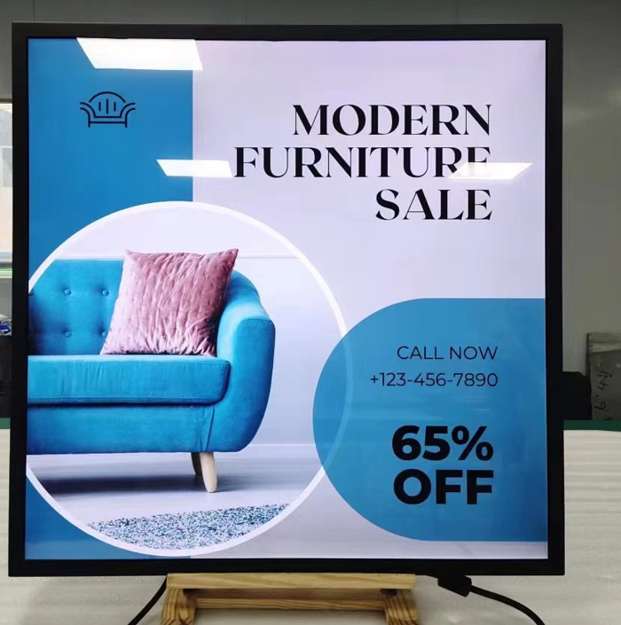 Crystal Clear 27.9" Digital IPS Signage Display Frame