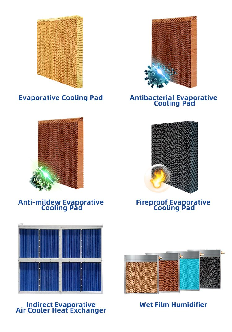 Cooling Pads Wall for Husbandry Poultry Wet Curtain Wall