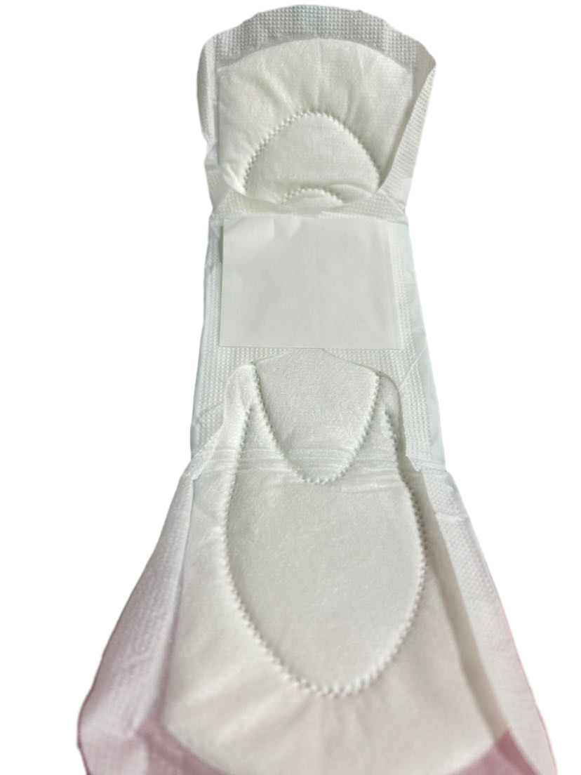 Highly Absorbent Sanitary Pad with Wings for Night