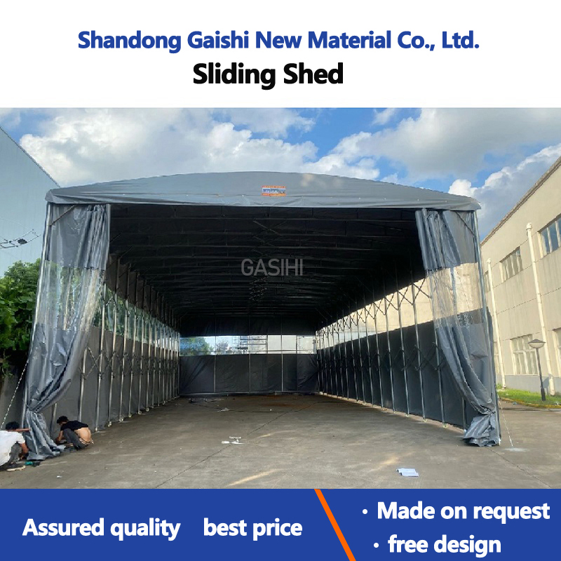 High Quality PVC Coated Folding Push-Pull Shelter Shed Tent