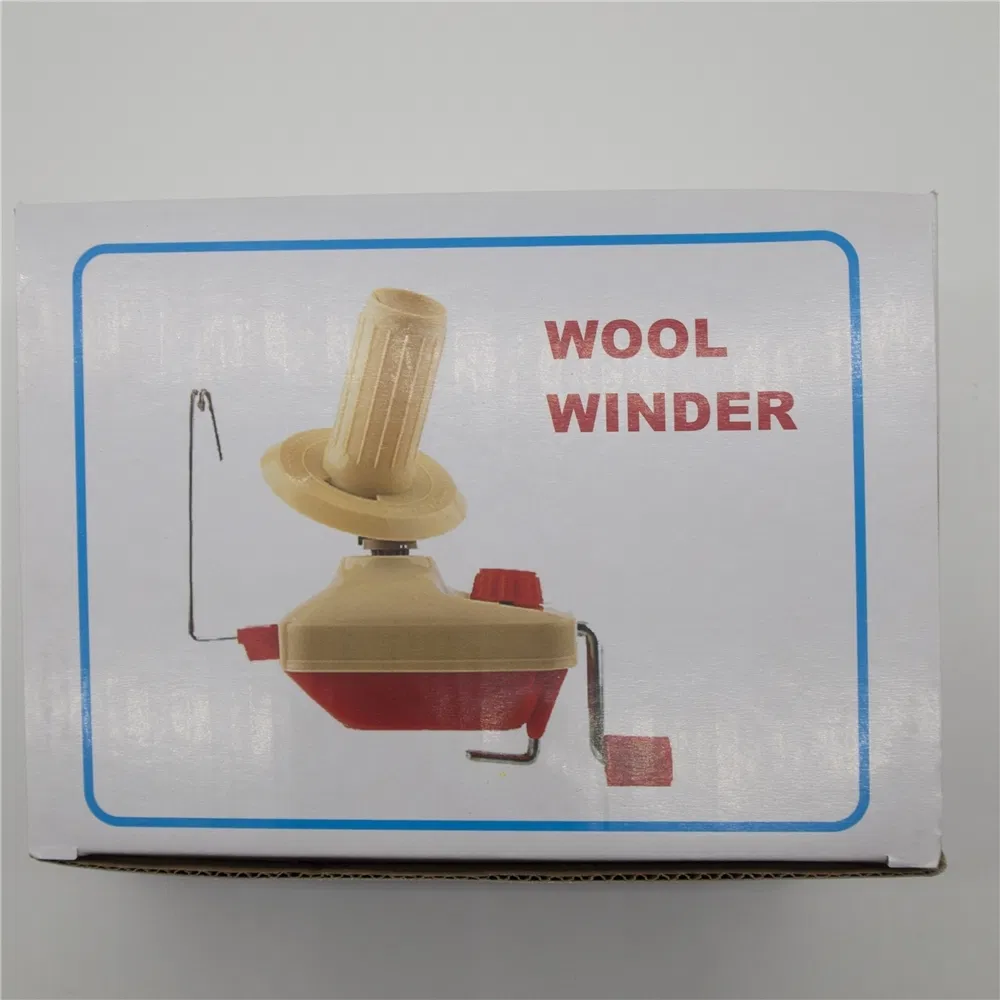Plastic Hand Yarn Ball Winder (Red)