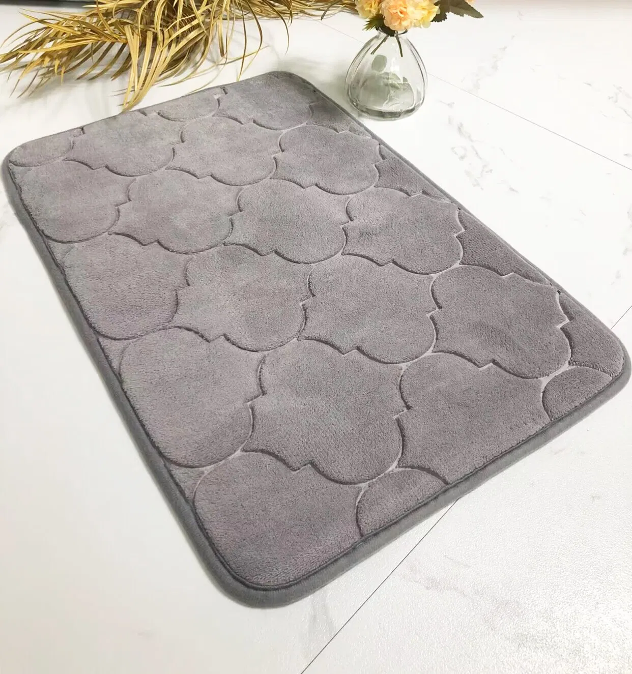 Factory Price Bathroom Non-Slip Foot Mat Doorway Carpet Floor Mat Bath-Mat