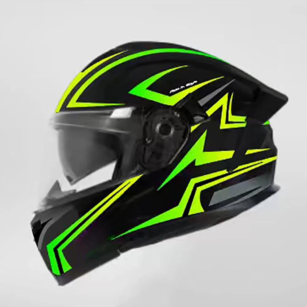 Мотошлем модульный с двойным козырьком, сертификат DOT