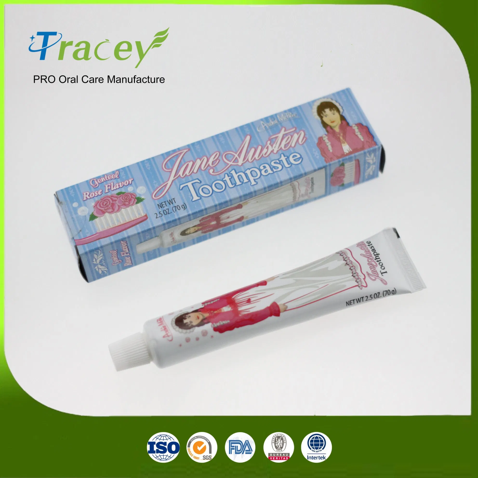 Aquaclean 100gr Toothpaste Freshmint Gel OEM Toothpaste Factory with FDA GMPC