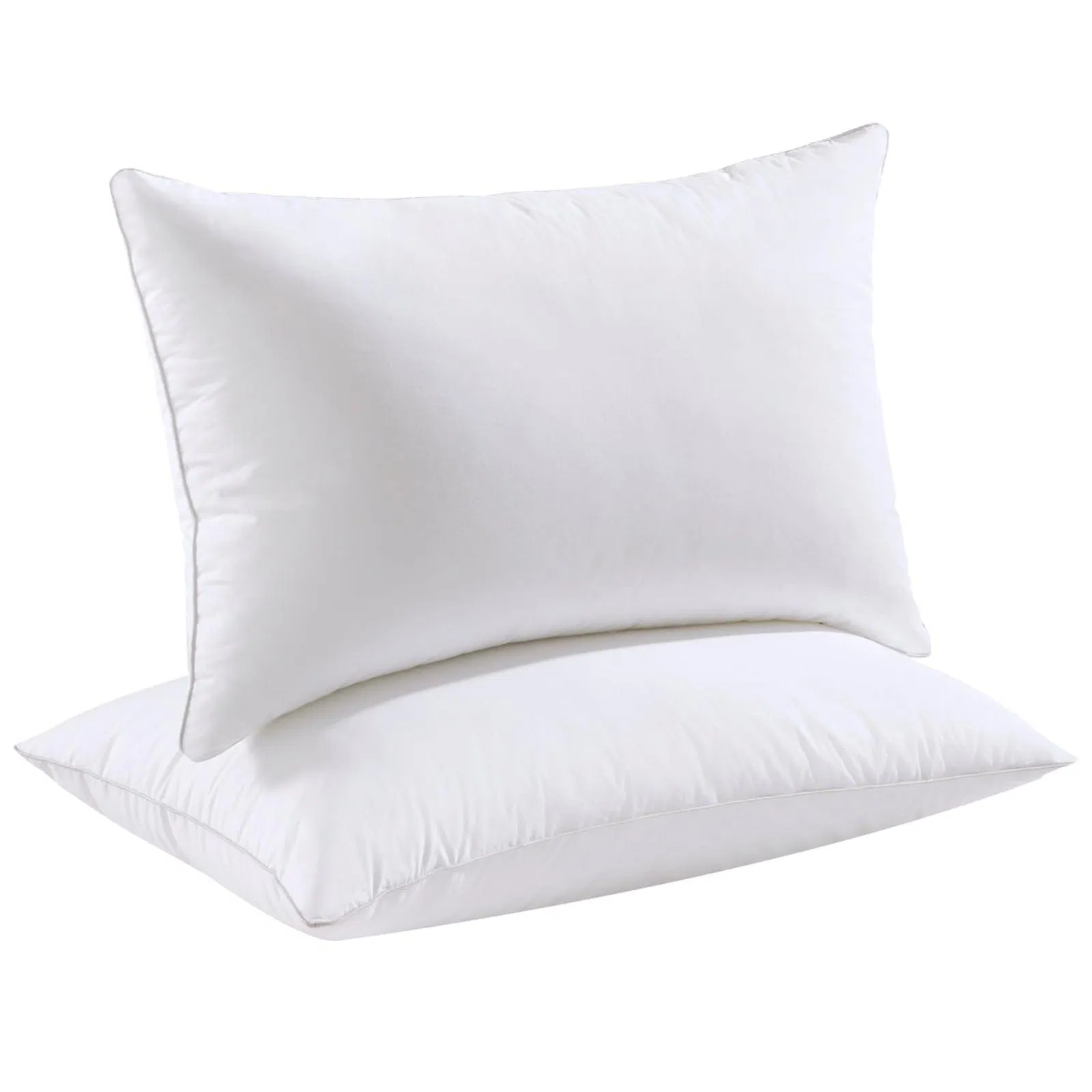 Hotel Quality 100% Natural Cotton Pillow Down and Goose/Duck Feather Pillow