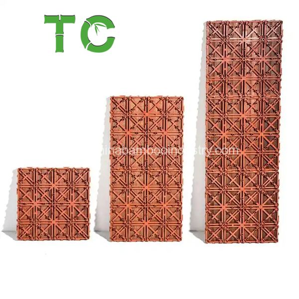 Напольная плитка из массива дерева для улицы